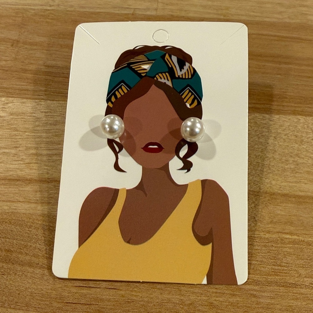 Pearl Stud Earrings